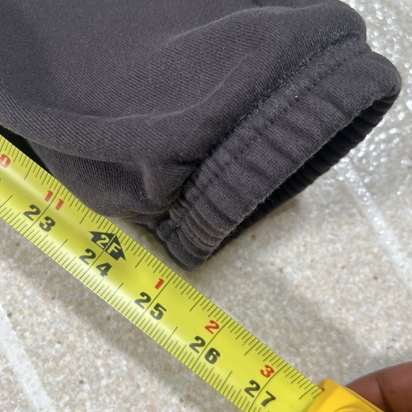 Fear Of God Essentials Sweatpants Men Small Black 1977 Iron Joggers Stretch - Picture 6 of 6